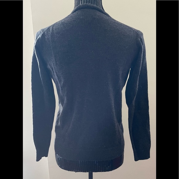 Rue Saint-Patrick Montreal Grey Marino Wool Sweater Size Medium - Picture 4 of 10